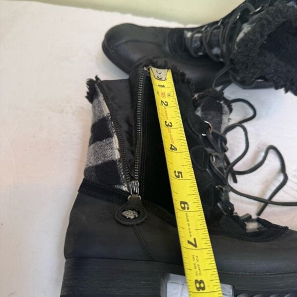 Pajar Waterproof Winter Boots Zipper Lace Up Rubber Soles Faux Fur Warm Snow 9.5 - Picture 15 of 16